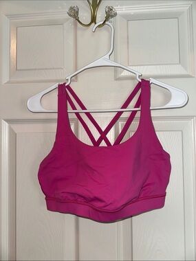 lululemon athletica Fuchsia Strappy Sports Bra